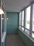 Остекление балкона без отделки в доме копэ - фото 2