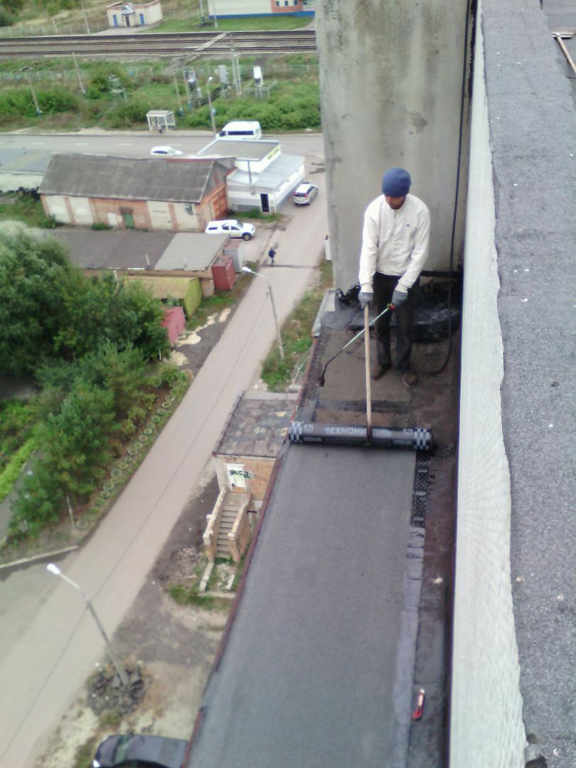 Ремонт крыши балкона от протечек - фото 1